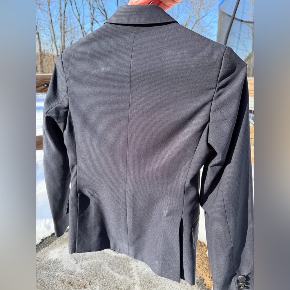 Navy English Show Coat by RJ Classics- Girls 12s - Picture 3 of 4